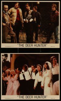 3m150 DEER HUNTER 3 color 8x10 stills '78 Michael Cimino, Robert De Niro, Walken, Savage, Cazale!