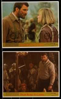 3m064 HIGH ROAD TO CHINA 8 8x10 mini LCs '83 great images of aviator Tom Selleck & Bess Armstrong!