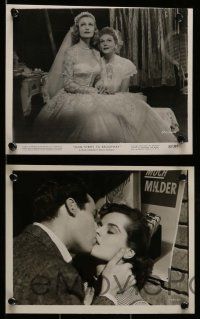 3m207 MAIN ST. TO BROADWAY 26 8x10 stills '53 Tom Morton, Calhern, pretty Mary Murphy, many stars!