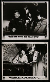 3m588 MAN WITH THE GLASS EYE 10 8x10 stills '73 Alfred Vohrer's Der Mann mit dem Glasauge