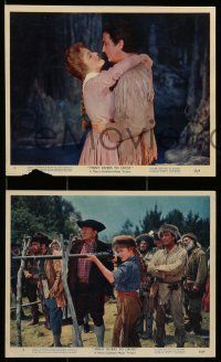 3m014 MANY RIVERS TO CROSS 9 color 8x10 stills '55 Robert Taylor forced to marry by Eleanor Parker!