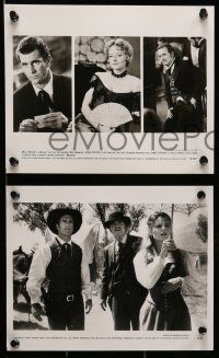 3m831 MAVERICK 6 8x10 stills '94 cool portraits of Mel Gibson & Jodie Foster, James Garner!