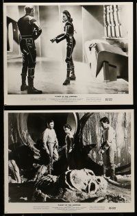 3m664 PLANET OF THE VAMPIRES 9 8x10 stills '65 Mario Bava, cool sci-fi horror images, Sullivan!