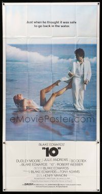 3p260 '10' 3sh '79 Blake Edwards, Dudley Moore & sexy Bo Derek, great Jaws parody tagline!