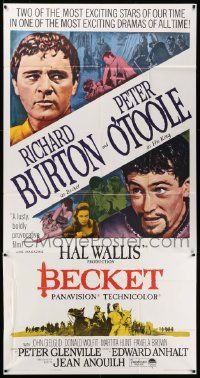 3p276 BECKET 3sh '64 Richard Burton in the title role, Peter O'Toole as his king!