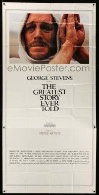 3p333 GREATEST STORY EVER TOLD Cinerama 3sh '65 George Stevens, Max von Sydow as Jesus, ultra rare!