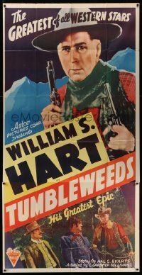 3p468 TUMBLEWEEDS 3sh R39 greatest of all western stars William S. Hart in his greatest epic!
