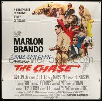 3p075 CHASE 6sh '66 Marlon Brando, Jane Fonda, Robert Redford, Arthur Penn