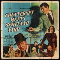 3p080 COUNTERSPY MEETS SCOTLAND YARD 6sh '50 Howard St. John, Amanda Blake, based on radio show!