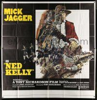 3p135 NED KELLY int'l 6sh '70 Mick Jagger as legendary Australian bandit, Tony Richardson