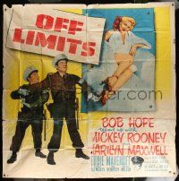 3p143 OFF LIMITS 6sh '53 soldiers Bob Hope & Mickey Rooney, sexy blonde Marilyn Maxwell!