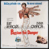3p171 SHAMUS int'l 6sh '73 private eye Burt Reynolds never misses, different Passion for Danger!