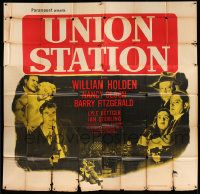 3p198 UNION STATION 6sh '50 William Holden, Nancy Olson, Barry Fitzgerald, film noir!