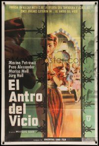 3p845 5 SINNERS Argentinean '60 a frightening journey into vice and violence, sexy artwork!