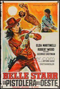 3p854 BELLE STARR STORY Argentinean '68 Lina Wertmuller, Elsa Martinelli, spaghetti western art!