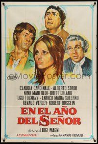 3p871 CONSPIRATORS Argentinean '69 art of Claudia Cardinale, Alberto Sordi & Manfredi!