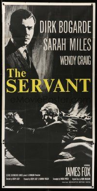 3p041 SERVANT English 3sh '64 written by Harold Pinter, directed by Joseph Losey, Bogarde, rare!