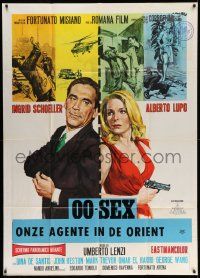 3p492 008: OPERATION EXTERMINATE Italian 1p '65 Umberto Lenzi, great Ciriello art of top cast!