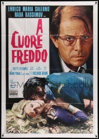 3p498 A CUORE FREDDO Italian 1p '71 Enrico Maria Salerno, woman held down against her will!