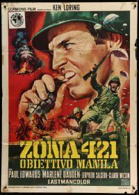 3p562 COMBAT KILLERS Italian 1p '68 Ezio Tarantelli art of soldiers in World War II Philippines!