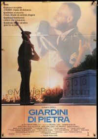 3p620 GARDENS OF STONE Italian 1p '87 James Caan, directed by Francis Ford Coppola, Vietnam War!