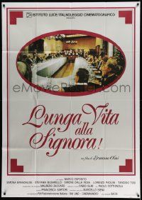 3p689 LONG LIVE THE LADY Italian 1p '87 Ermanno Olmi's Lunga Vita alla Signora!