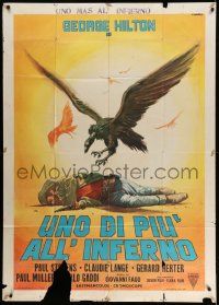 3p728 ONE MORE TO HELL Italian 1p '68 Uno Di Piu All'Inferno, cool Casaro spaghetti western art!