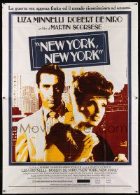 3p242 NEW YORK NEW YORK Italian 2p '77 different image of Robert De Niro & Liza Minnelli!