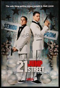 3r023 21 JUMP STREET teaser DS 1sh '12 Jonah Hill, Channing Tatum, cops at prom!