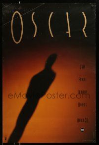3r002 64TH ANNUAL ACADEMY AWARDS 1sh '92 cool shadowy image of Oscar!
