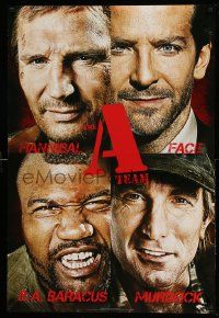 3r142 A-TEAM style 3 teaser DS 1sh '10 Liam Neeson, Bradley Cooper, Jessica Biel, Rampage Jackson!