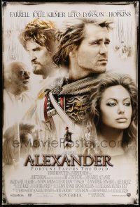 3r060 ALEXANDER advance DS 1sh '04 directed by Oliver Stone, Colin Farrell in title role!