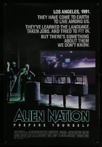 3r072 ALIEN NATION 1sh '88 they've come to Earth to live among us, they learned our language!