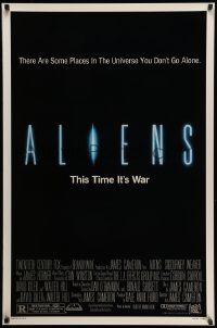 3r079 ALIENS 1sh '86 James Cameron, there are some places in the universe you don't go alone!