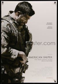 3r109 AMERICAN SNIPER int'l advance DS 1sh '14 Eastwood, Bradley Cooper as legendary Chris Kyle!