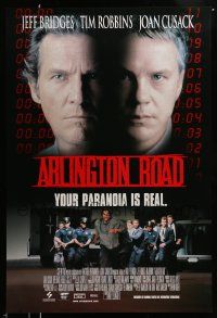 3r135 ARLINGTON ROAD int'l DS 1sh '98 Jeff Bridges, Tim Robbins, Cusack, your paranoia ia real!