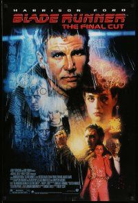 3r228 BLADE RUNNER DS 1sh R07 Ridley Scott sci-fi classic, art of Harrison Ford by Drew Struzan!