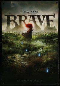 3r264 BRAVE advance DS 1sh '12 Disney/Pixar fantasy cartoon set in Scotland, far away image!