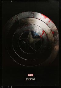 3r298 CAPTAIN AMERICA: THE WINTER SOLDIER teaser DS 1sh '14 cool image of shield!