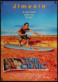 3r387 CRAIC 1sh '99 wacky Alan McKee surfing in field, a road movie that's lost its way!