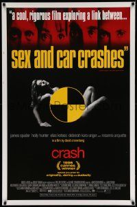 3r388 CRASH 1sh '96 David Cronenberg, James Spader & sexy Deborah Kara Unger!