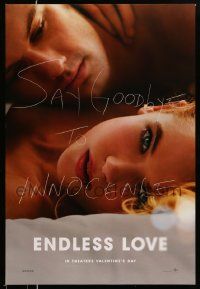 3r542 ENDLESS LOVE teaser DS 1sh '14 Alex Pettyfer, Gabriella Wilde, say goodbye to innocence!