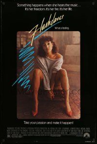 3r635 FLASHDANCE 1sh '83 sexy dancer Jennifer Beals, take your passion and make it happen!