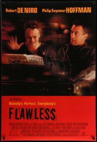 3r636 FLAWLESS DS 1sh '99 Joel Schumacher, Robert De Niro, Philip Seymour Hoffman!
