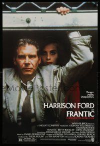 3r658 FRANTIC 1sh '88 directed by Roman Polanski, Harrison Ford & Emmanuelle Seigner!