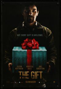 3r704 GIFT teaser DS 1sh '15 Joel Edgerton stars and directs, not every gift is welcome!