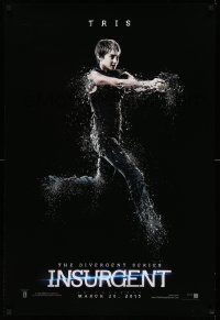 3r930 INSURGENT teaser DS 1sh '15 The Divergent Series, cool image of Shailene Woodley as Tris!