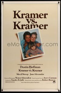 3s022 KRAMER VS. KRAMER 1sh '79 Dustin Hoffman, Meryl Streep, child custody & divorce!