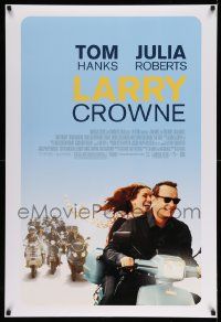 3s040 LARRY CROWNE DS 1sh '11 Tom Hanks in the title role w/Julia Roberts on scooter!