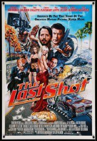 3s048 LAST SHOT DS 1sh '04 Matthew Broderick, Alec Baldwin, cool artwork!